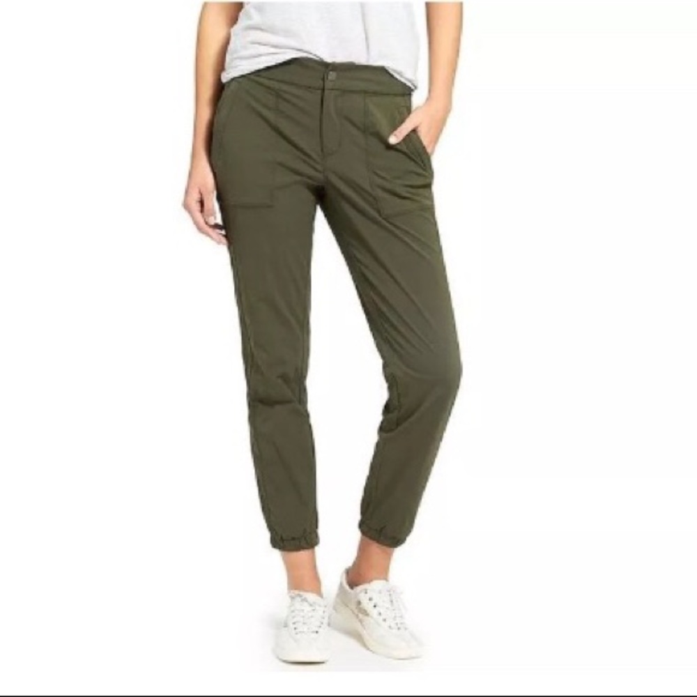 Athleta Trekkie Jogger 2.0 - Forest Green Sz. 6